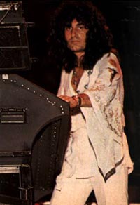 On stage with YES - 1976
